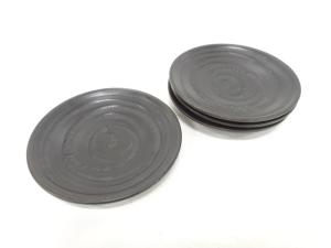 木地　銘々皿　4客